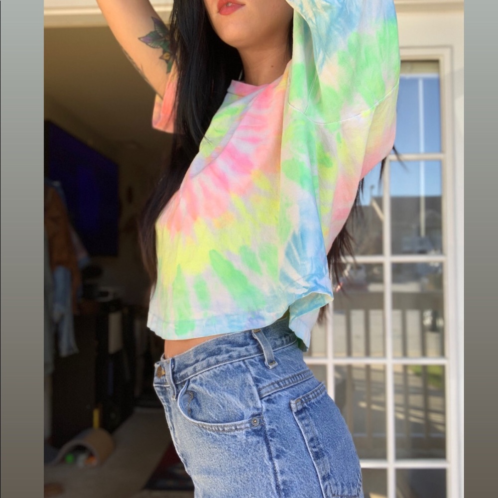 Tie dye crop top